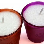 Hacer velas efecto escarchado