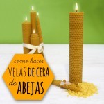 Hacer velas de cera de abeja
