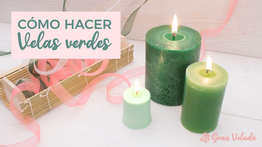 como hacer velas verdes post