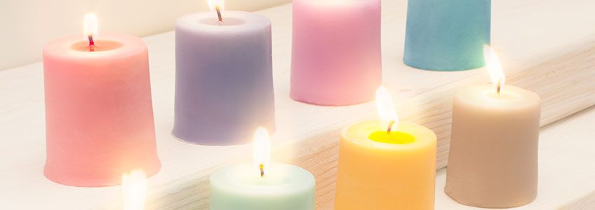 Significado del color de las velas