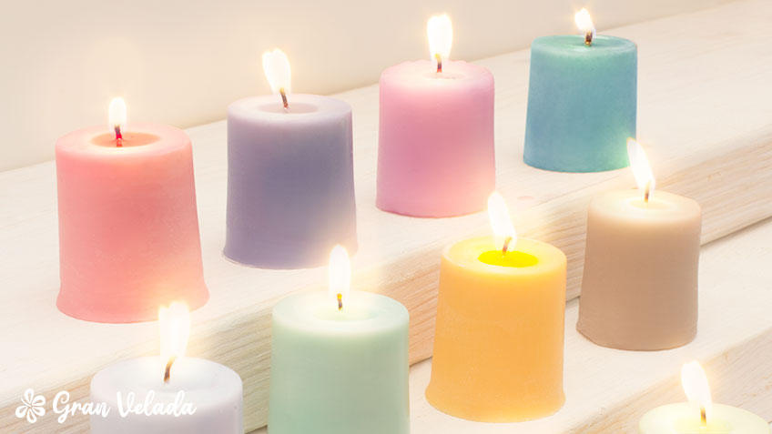 significado del color de las velas
