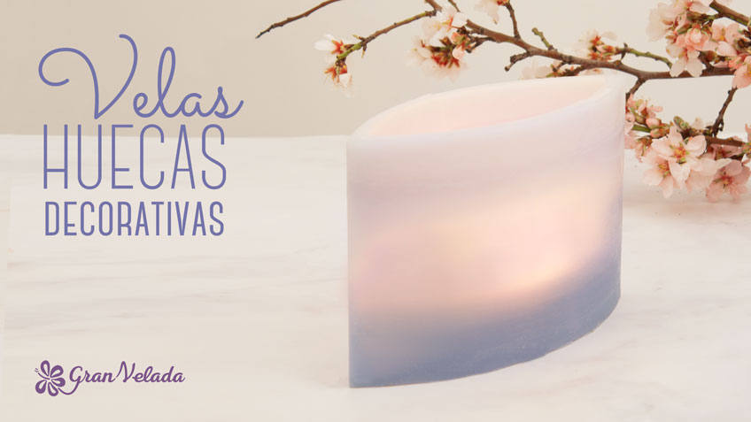 velas huecas decorativas