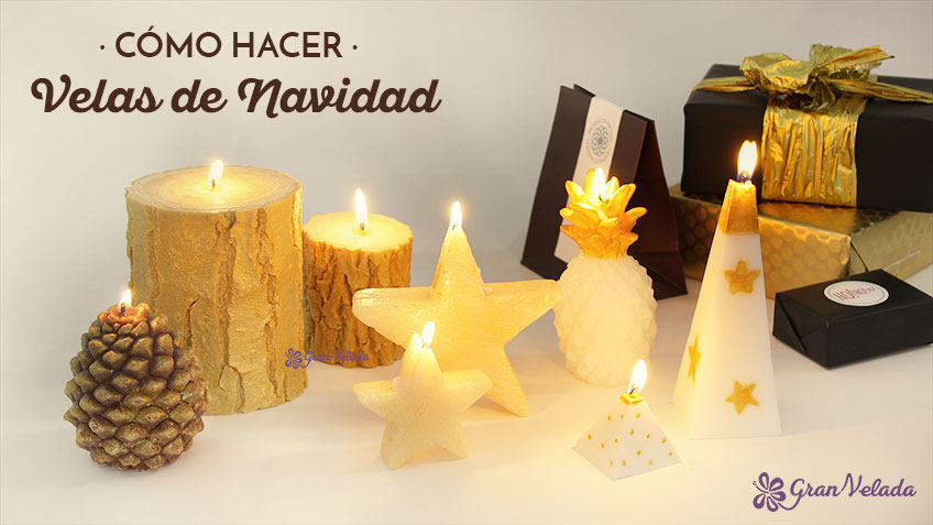 Como hacer velas de Navidad