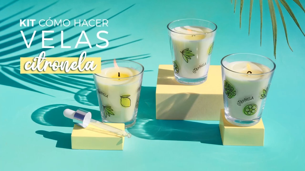 kit velas citronella