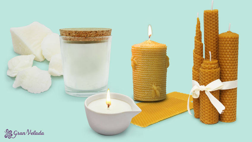 Parafinas vs ceras naturales para fabricar velas