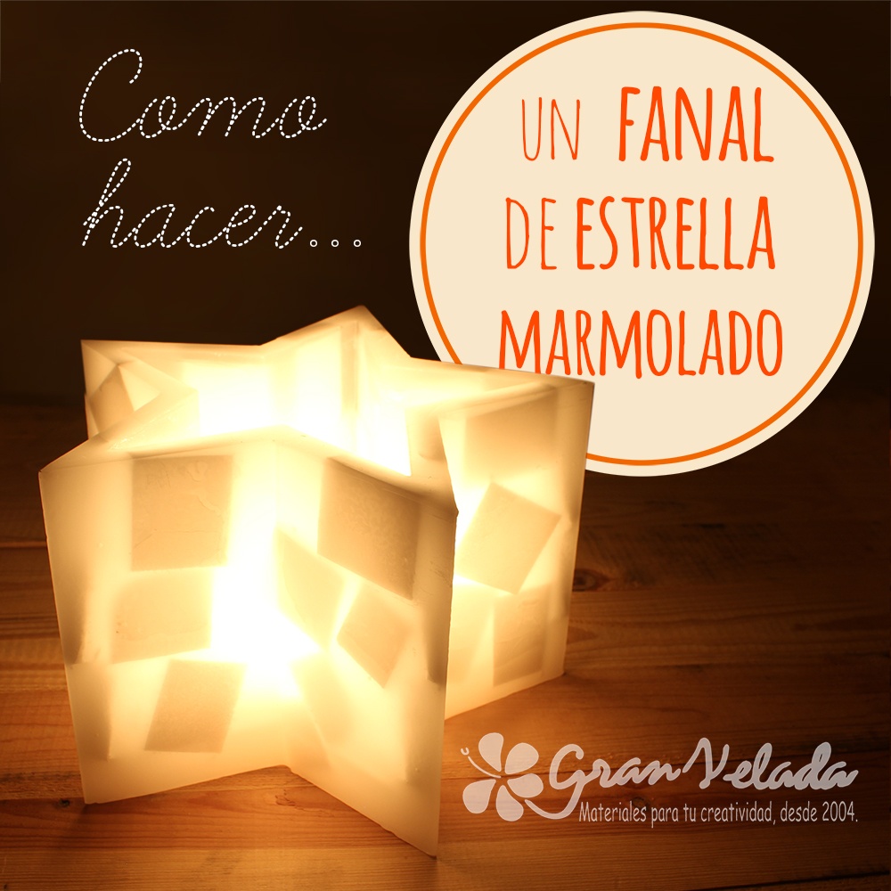 hacer fanal estrella texto