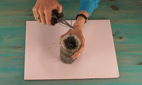 Cómo hacer velas artesanales con aspecto rústico