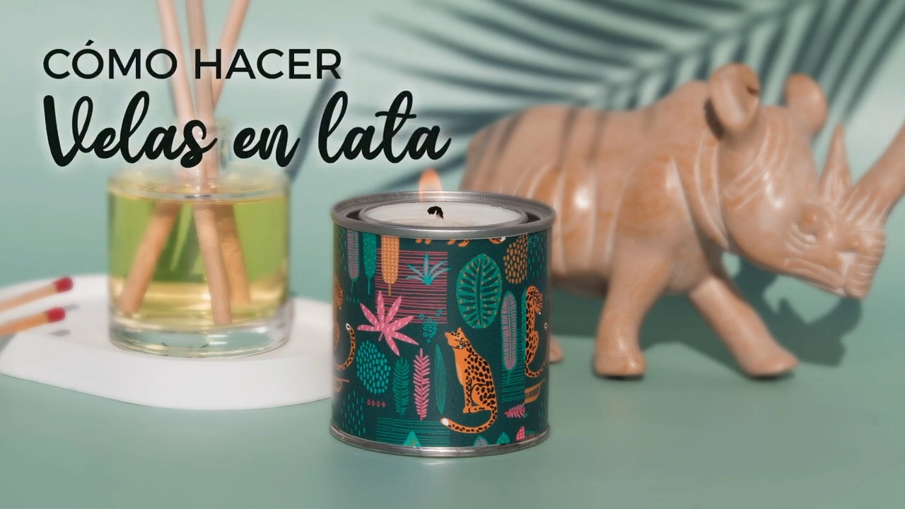 como hacer velas en lata