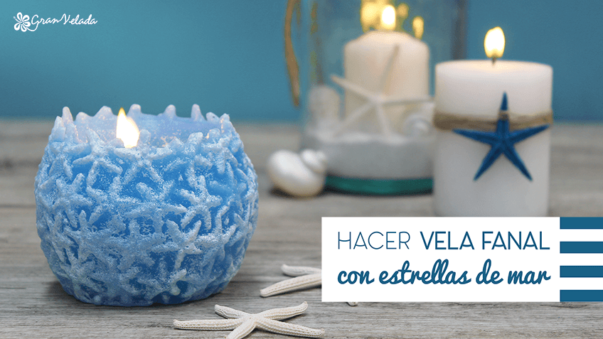 hacer vela fanal con estrellas de mar