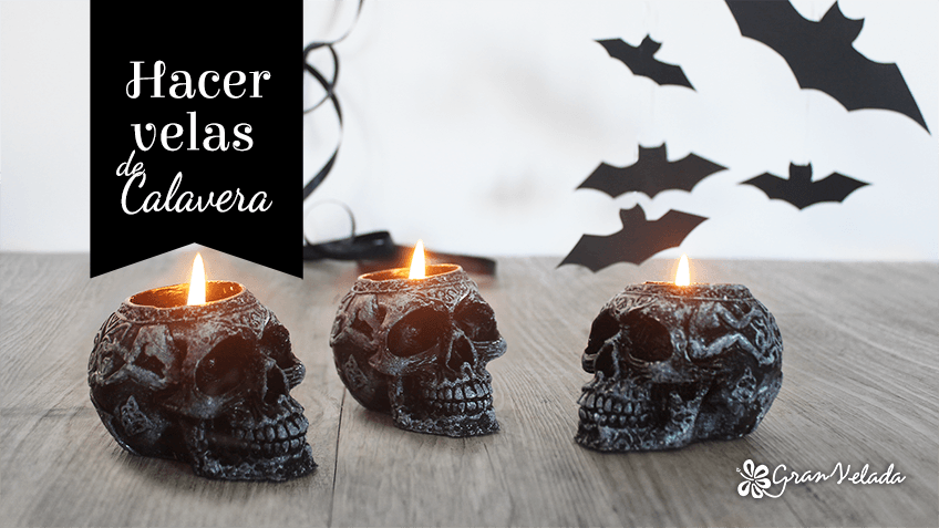 hacer velas de calavera