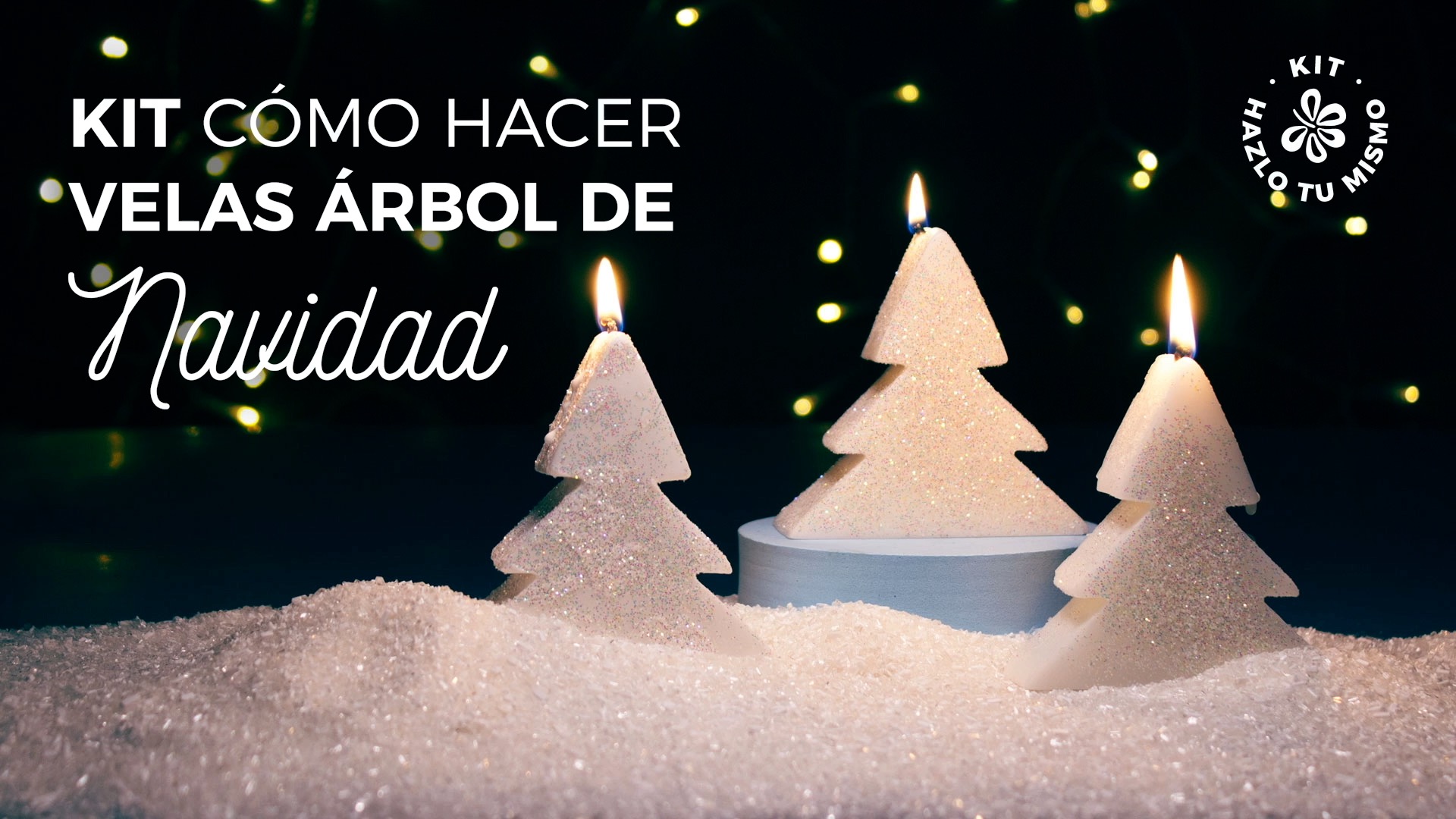 kit como hacer velas arbol navidad