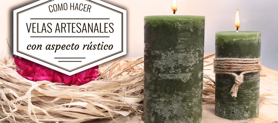 como hacer velas artesanales con aspecto rustico ricardo