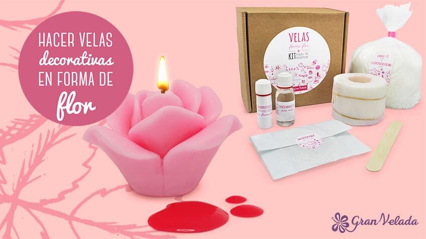 Kit para hacer velas con los materiales necesarios. ¡Muchos modelos!