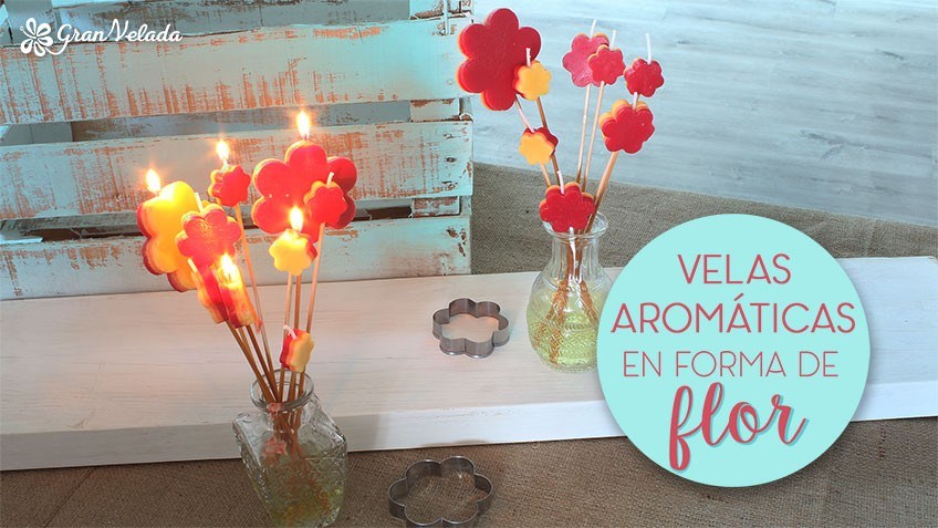 Tutorial para hacer velas de flor aromáticas en casa para decorar y perfumar