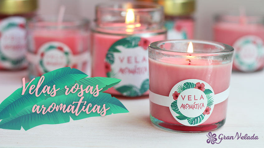 velas rosas aromaticas video