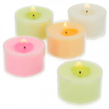 Frascos para velas de plastico