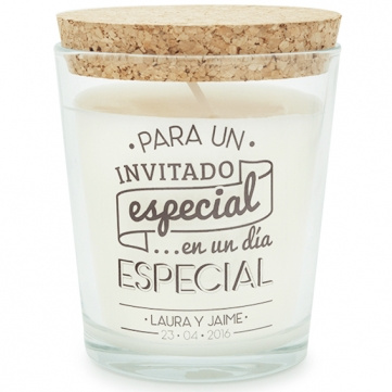 Vaso cristal velas