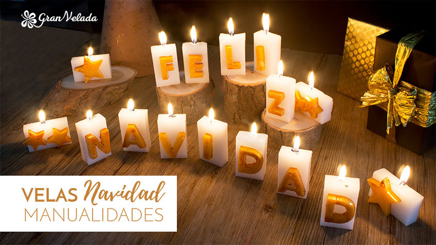 Tutorial para hacer velas Navidad manualidades en casa con vídeos