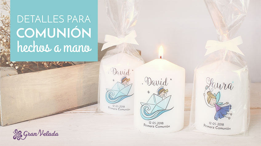 velas personalizadas aromáticas para regalar