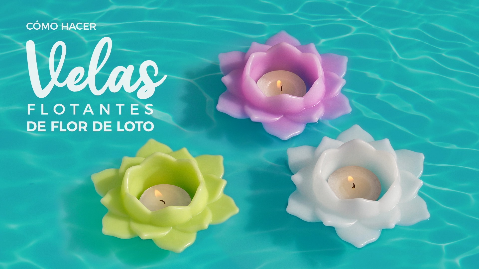 Aprende a hacer velas flotantes facilmente con moldes GranVelada