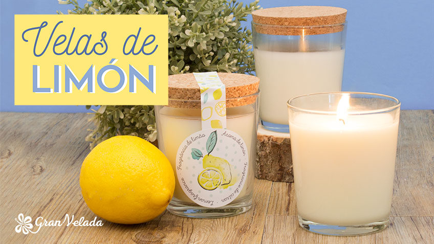 Cómo hacer velas aromáticas de limón caseras para perfumar toda la casa