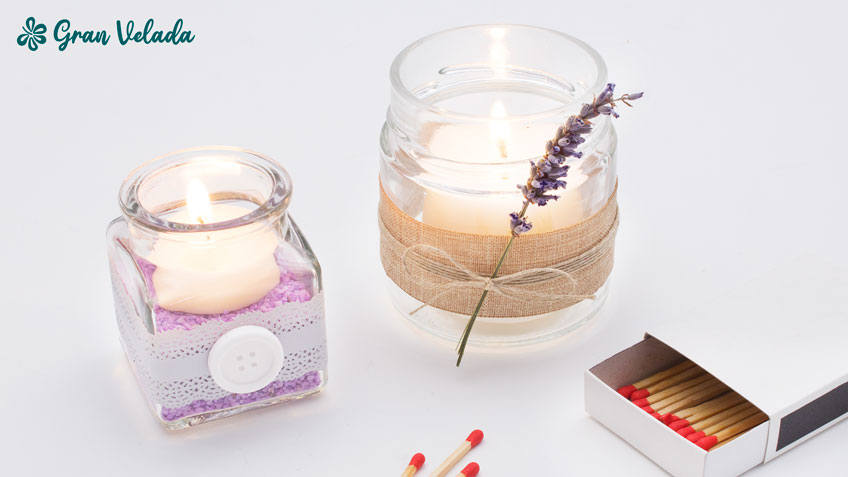 Contribuir Extensamente explorar Decorar botes de cristal para velas: ideas sencillas para hacer en casa