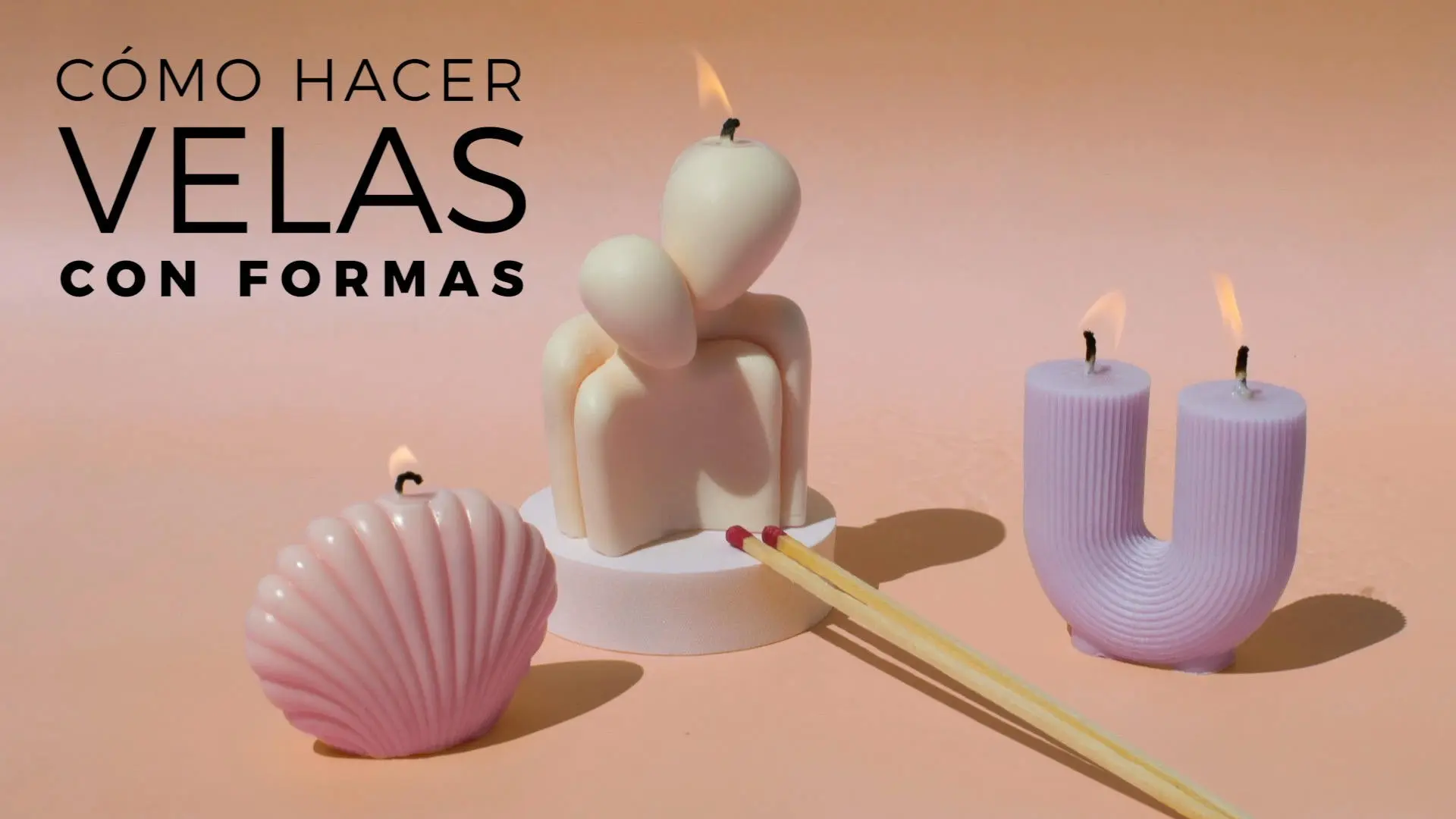 como hacer velas con formas