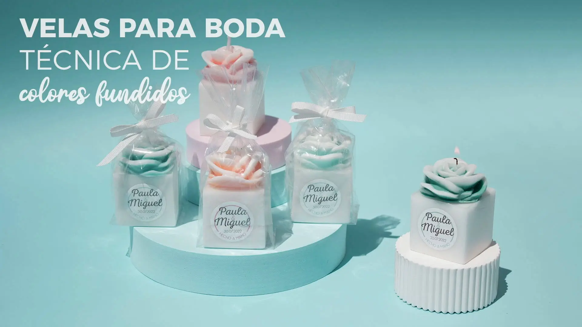 velas detalle boda