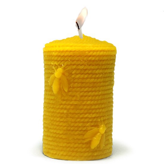 Cómo hacer velas de cera de abejas - Tutoriales arte de Totenart