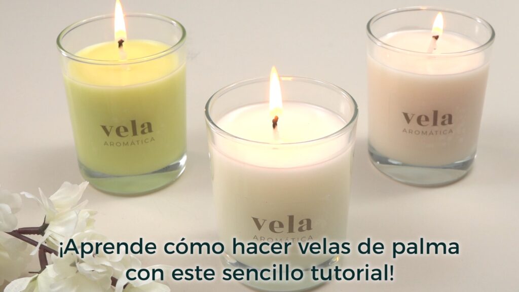 Como hacer velas naturales con Cera de Palma para Velas - Hacer Velas