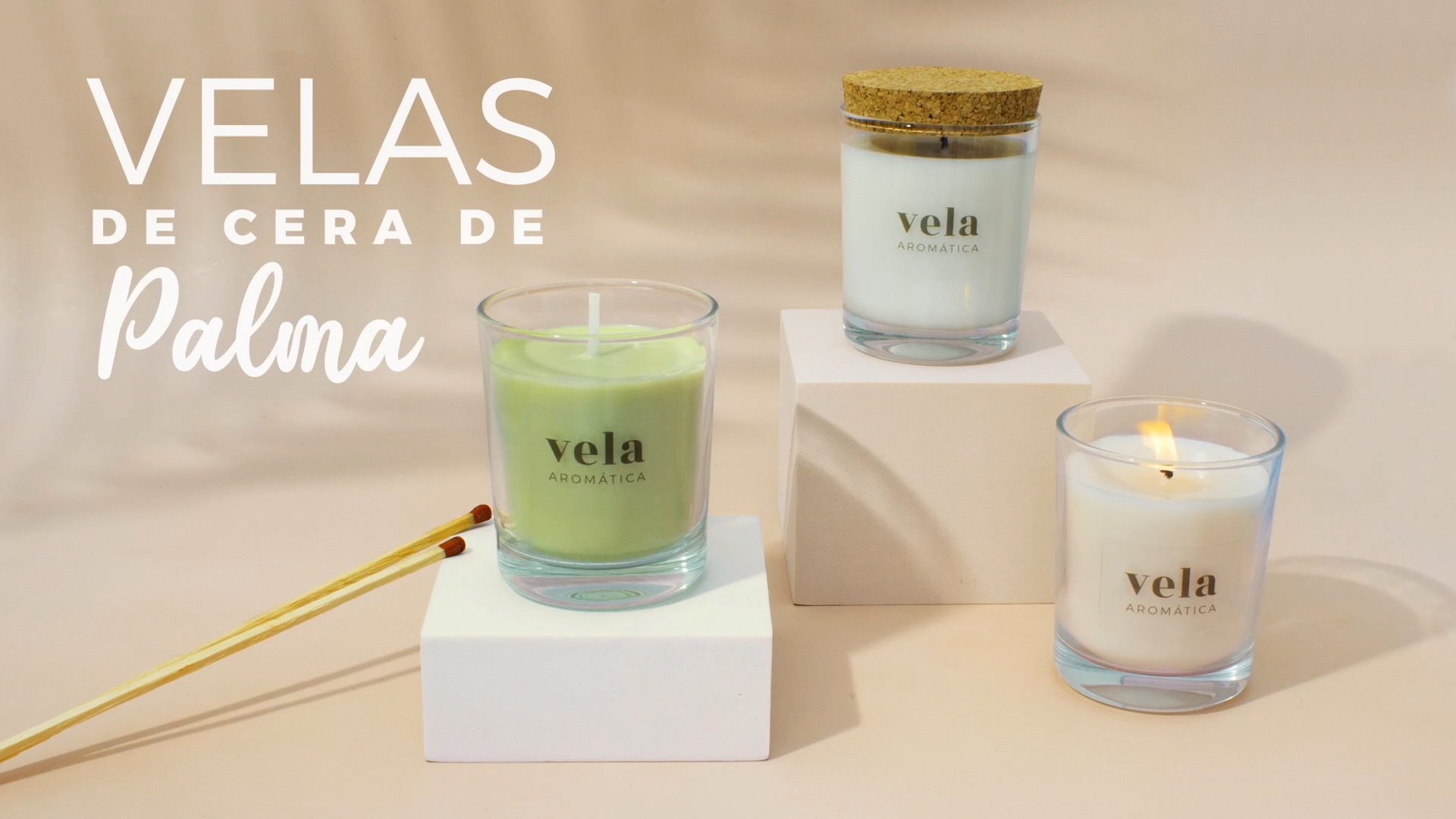 velas cera palma