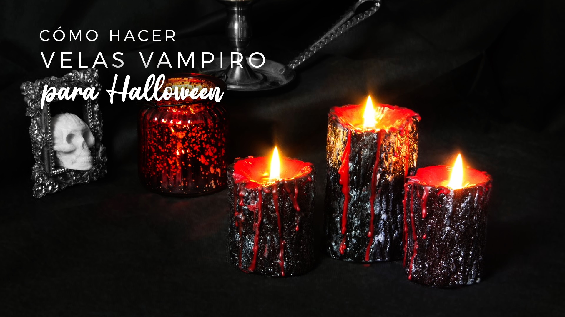 hacer velas vampiricas sangran