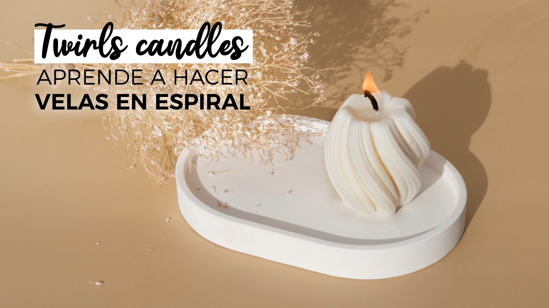 twirls candles hacer velas espiral