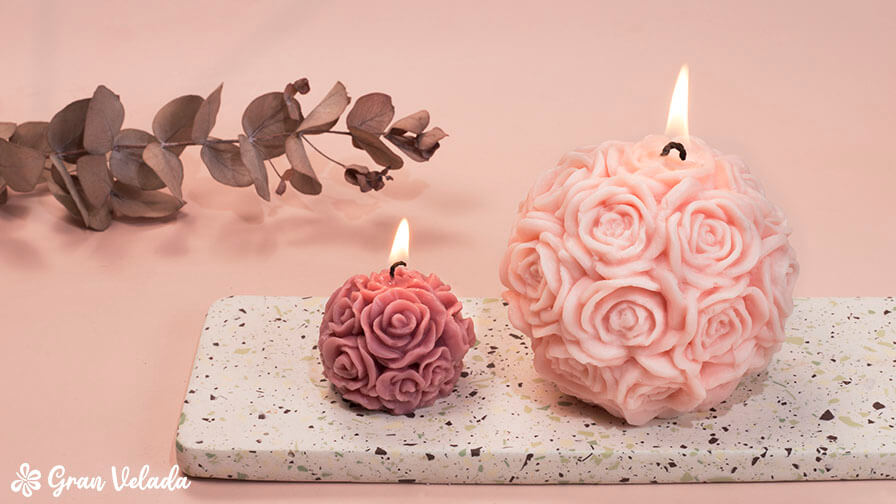 como hacer flower candles post