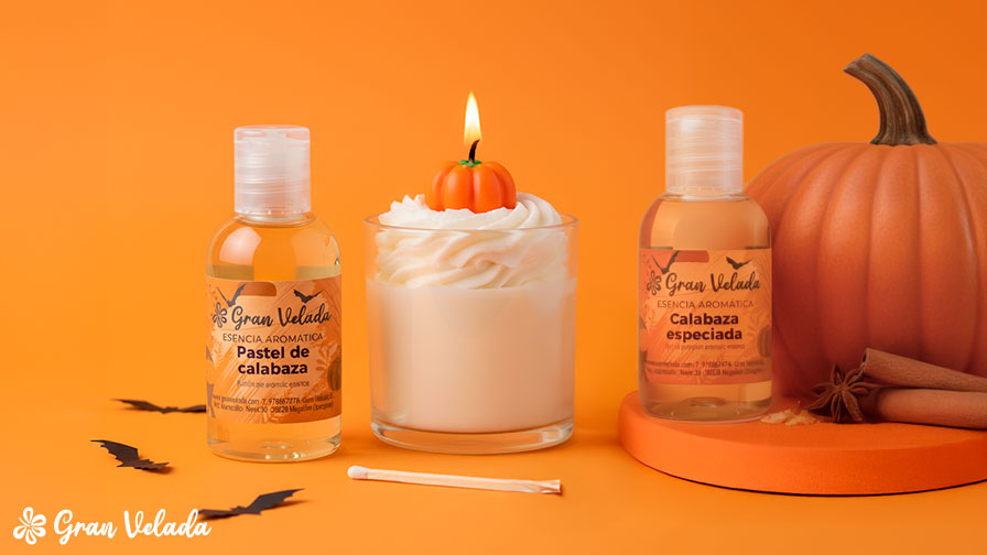 esencias halloween calabaza especiada pastel de calabaza
