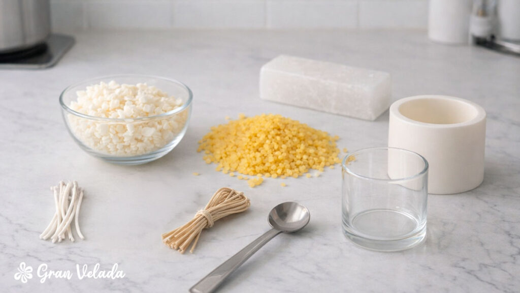 3 glosario para hacer velas materiales